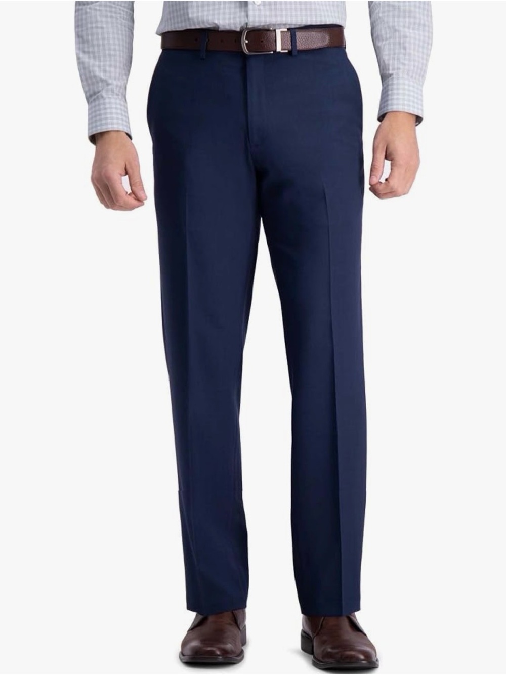 Haggar Navy Straight-Leg Dress Pants- NEW IN PACKAGE